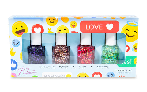 Emoji, 4 Piece K' Laurelle Nail Set