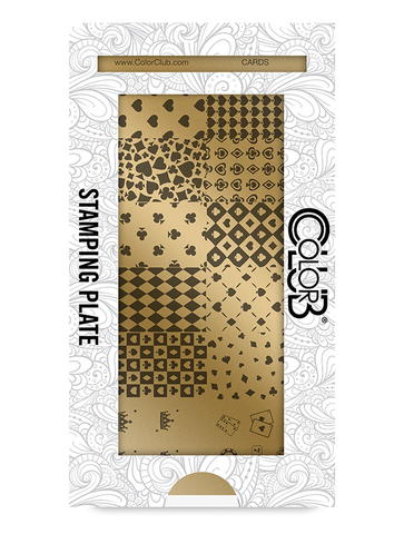 Cards Nail Art Stamping Plate