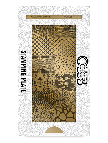 Scales Nail Art Stamping Plate