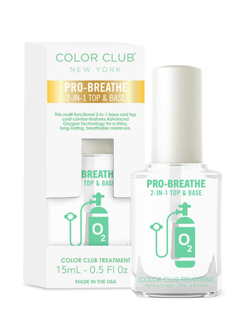Pro Breathe, 2-in-1 Top & Base Coat